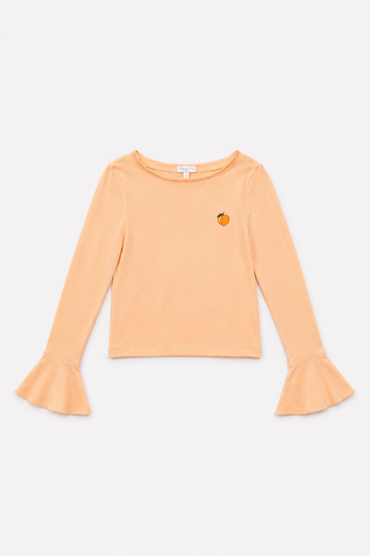 Langarmshirt Damen Peach Edition