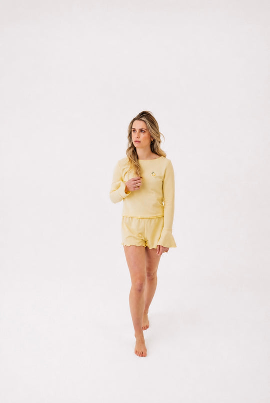 Langarmshirt Damen Lemon Edition